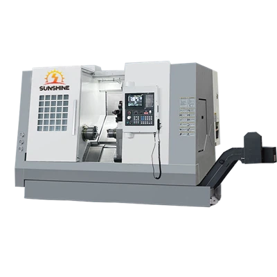 مکمل طور پر خودکار CNC مائل لیتھ