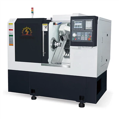 CNC مائل لیتھ کے لیے آسان چپ ہٹانے کے لیے 45 ڈگری مائل بستر